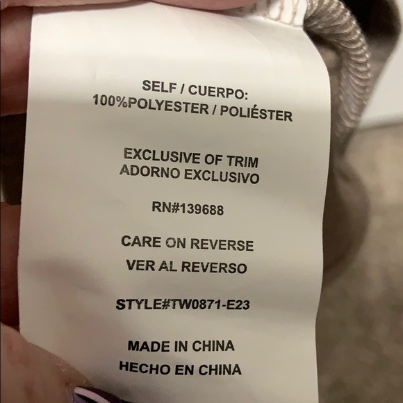 NWOT Skylar & Jade Tan Velvety Boho Top - Picture 4 of 6